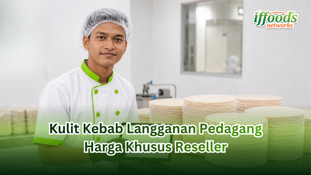 Tumpukan kulit kebab segar dengan kemasan siap distribusi untuk harga kulit kebab untuk reseller